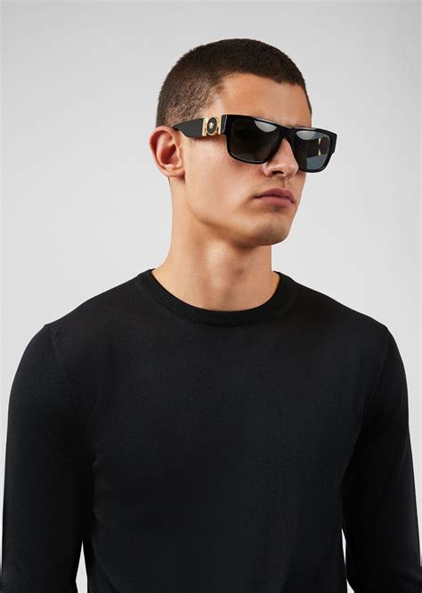 black versace mens glasses|eyeglasses Versace glasses on face.